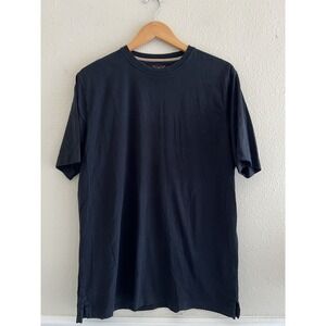 Left Coast Tee Mens Large L Black 100% Pima Cotton Luxury Short Sleeve T-Shirt